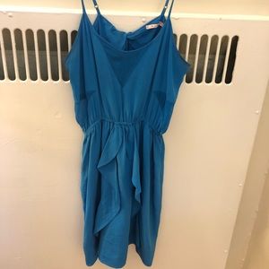 Blue Silk Dress by Wink
